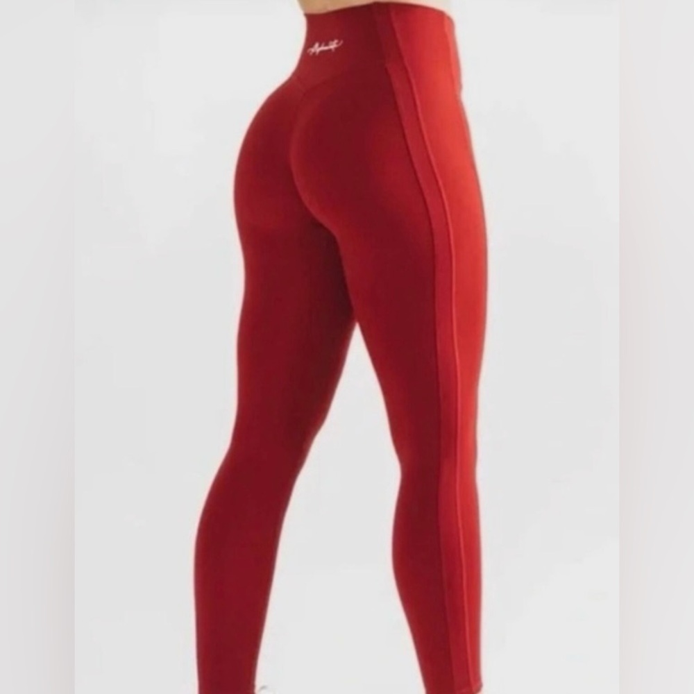 Alphalete Pulse Kinetic Leggings - Red